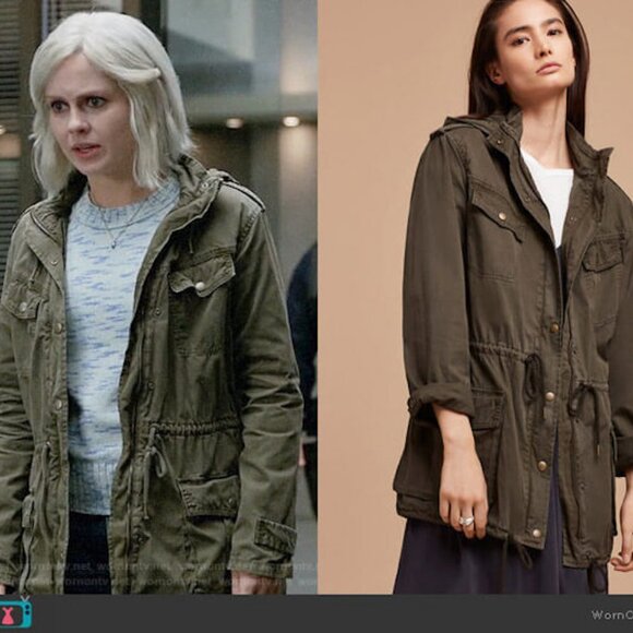 Aritzia - Talula Trooper Jacket in Dark Olive, size XXXS (3XS) - Picture 1 of 12